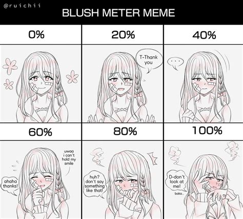 blushing meme|blushing anime meme.